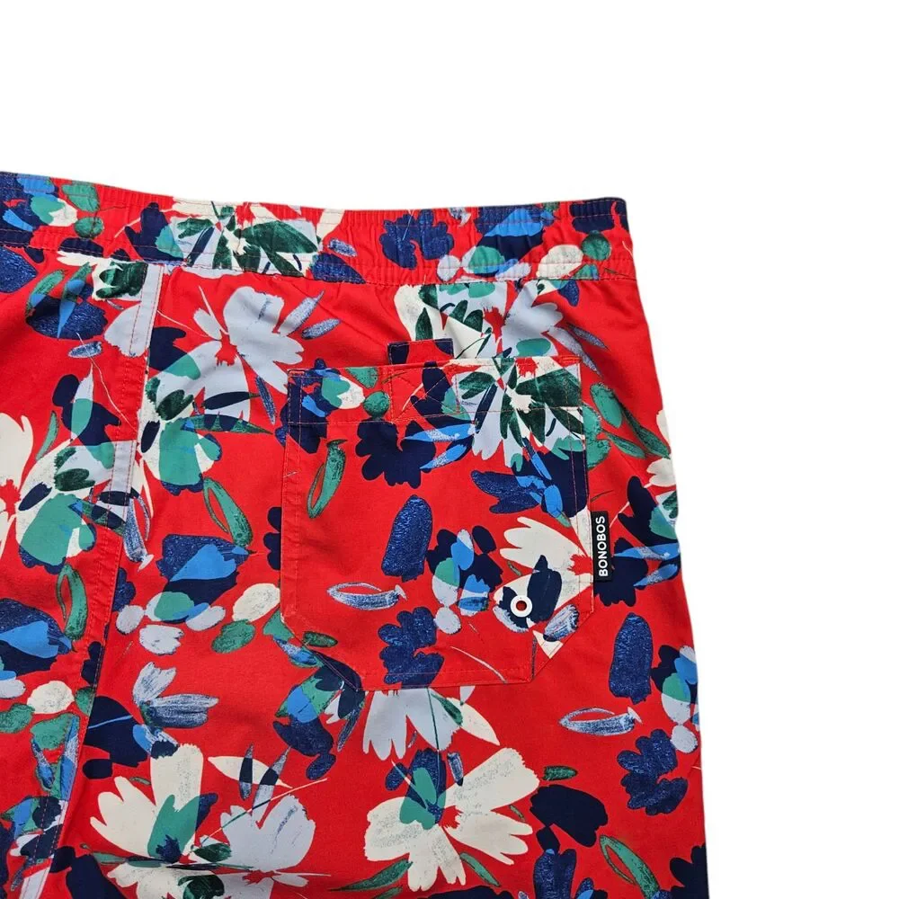 Bonobos Riviera Recycled Swim Trunks Shorts Mens Small Rio Floral Lined - Picture 8 of 8